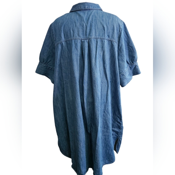 Old Navy Denim Shirt Dress 3X - Picture 4 of 6